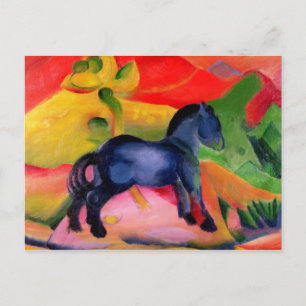 Cartão Postal Cavalo Azul Pequeno, 1912