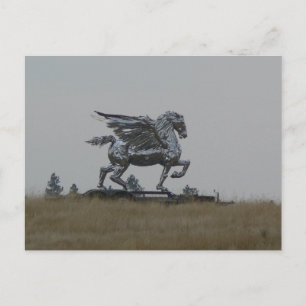 Cartão Postal Cavalo cromo