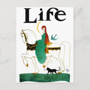 CARTÃO POSTAL CAVALO DE CAVALO "SORTE"