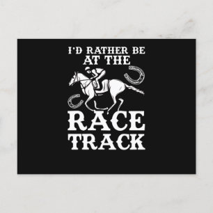 Cartão Postal Cavalo de Corrida de Cavalo Preferencialmente Race