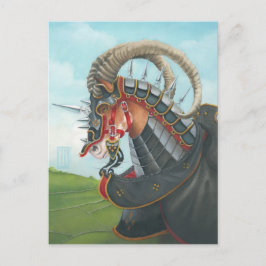 Cartão Postal Cavalo de Guerra