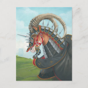 Cartão Postal Cavalo de Guerra