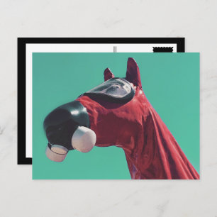 Cartão Postal cavalo de guerra fria