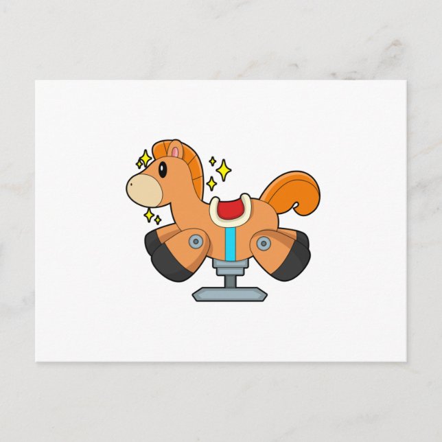 Cartão Postal Cavalo-de-pedras (Frente)