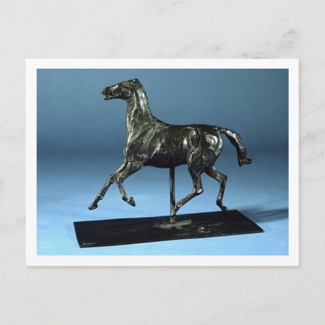 Cartão Postal Cavalo de Trote (bronze) (Frente)