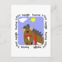 Cavalo diz Camisetas próximos e presentes