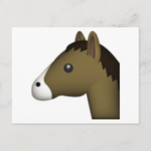 Cartão Postal Cavalo - Emoji