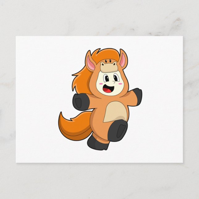 Cartão Postal Cavalo Fantasiado (Frente)