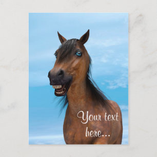 Cartão Postal Cavalo Feliz