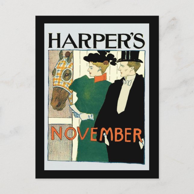 Cartão Postal Cavalo Junho de Harper para Venda (Frente)