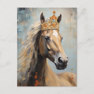 Cartão Postal Cavalo Justo na Coroa