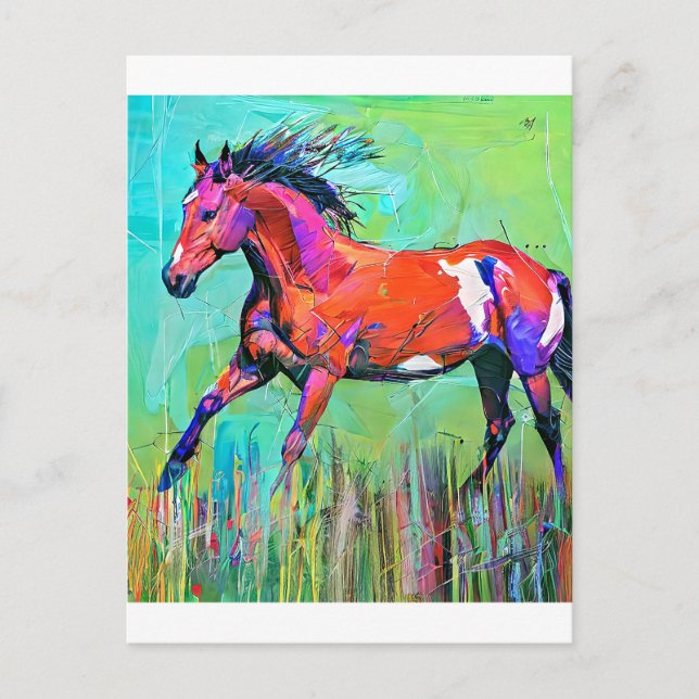 Cartão Postal Cavalo louco (Frente)