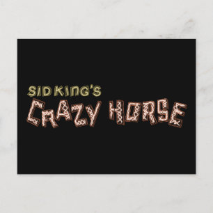 Cartão Postal cavalo louco do sid king