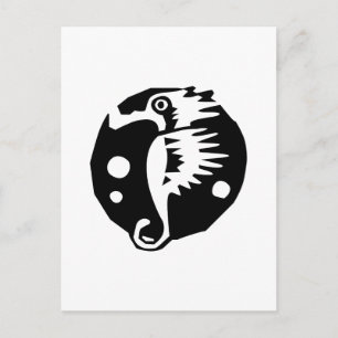 Cartão Postal Cavalo marinho