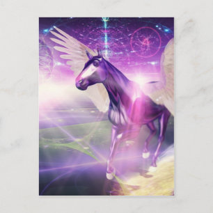 Cartão Postal Cavalo Místico
