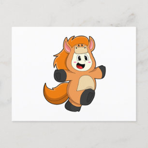 Cartão Postal Cavalo na fantasia