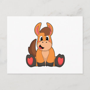 Cartão Postal Cavalo na Sessão