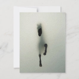 Cartão Postal Cavalo Rompendo a Névoa - Arte Abstrata