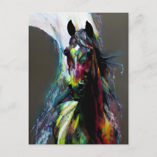 Cartão Postal Cavalo Saddlebred Bonito
