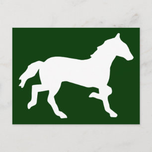 Cartão Postal cavalo simples