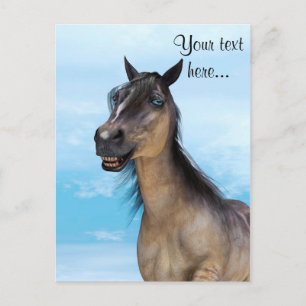 Cartão Postal Cavalo Sortudo