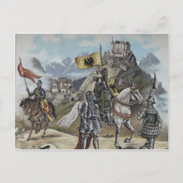 Cartão Postal Cavalos dos Cavalos dos Cavalos Medievais - Destin