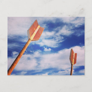 Cartão Postal Cave Creek, AZ Tourist Postcard Arrow Sky