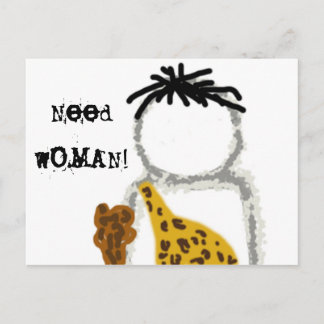 Cartão Postal Caveman Ghost