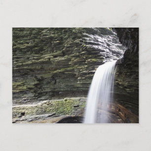 Cartão Postal Cavern Cascade, Watkins Glen State Park, Nova Iorq