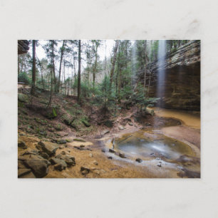 Cartão Postal Caverna de Ash, Parque Estadual de Hocking Colinas