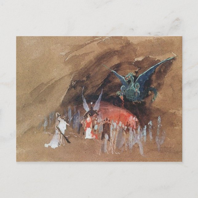 Cartão Postal Caverna dos Dragões de Ryabushkin (Frente)