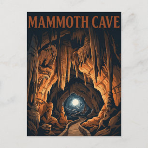 Cartão Postal Caverna Mammoth