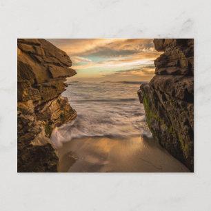 Cartão Postal Caverna marítima na praia de Windansea