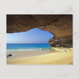 Cartão Postal Caverna na Baía Francesa, Ilha de San Salvador