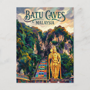 Cartão Postal Cavernas de Batu Malásia