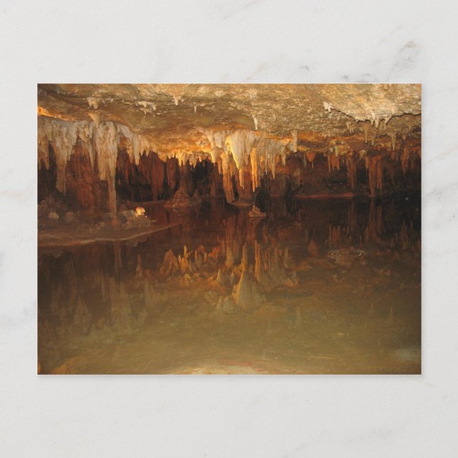 Cartão Postal Cavernas de Enxergar, Piscina de Reflexão (Frente)