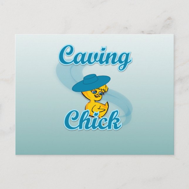Cartão Postal Caving Chick #3 (Frente)