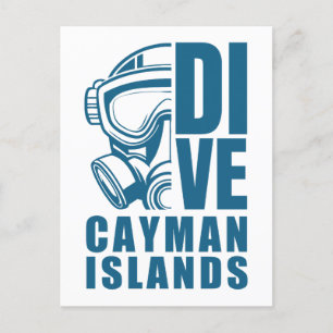 Cartão Postal Cayman Islands Diving