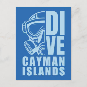 Cartão Postal Cayman Islands Diving