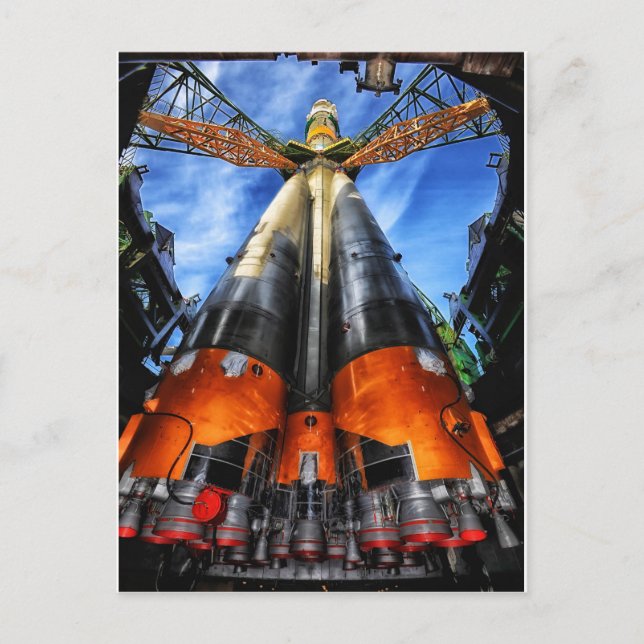 Cartão Postal Cazaquistão Rakete (Frente)