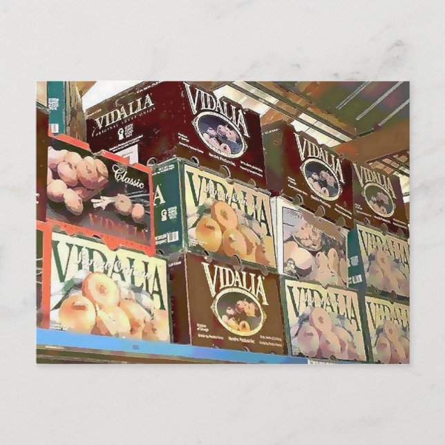 Cartão Postal Cebolas (Frente)