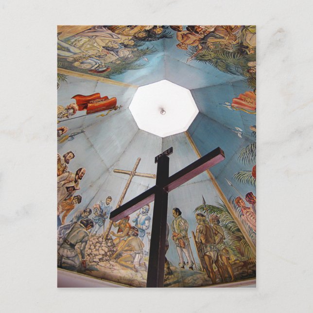 Cartão Postal Cebu, Cruz de Magellan (Frente)