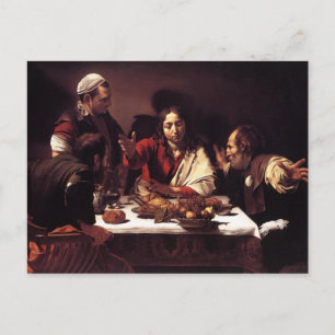 Cartão Postal Ceia em Emaús