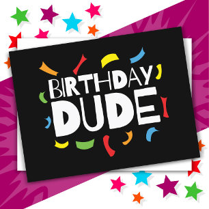 Cartão Postal Celebração de Aniversário de Crianças Birthday Dud