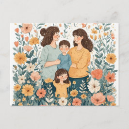 Cartão Postal Celebração de Feriado 