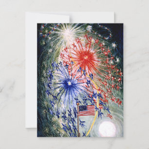 Cartão Postal Celebração do 4 de julho