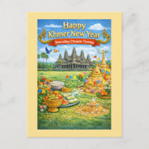 Celebração do Ano Novo Khmer-Sousdey Chnam Thmey