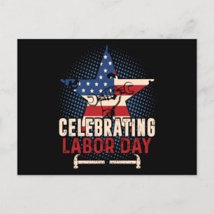 Cartão Postal Celebração do Dia do Trabalho