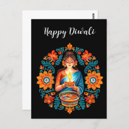 Cartão Postal Celebração do Diwali
