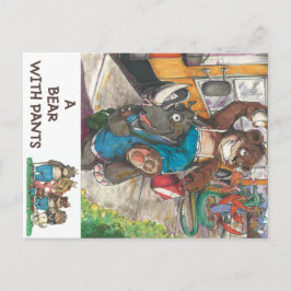 Cartão Postal Celebração do livro "Um Urso com Calças"